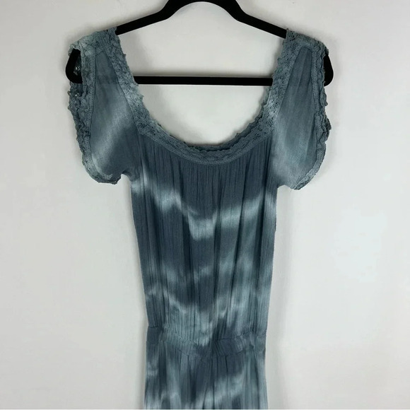 Jen’s Pirate Booty Blue Tie Dye Boho Jumpsuit Size S - Picture 2 of 9
